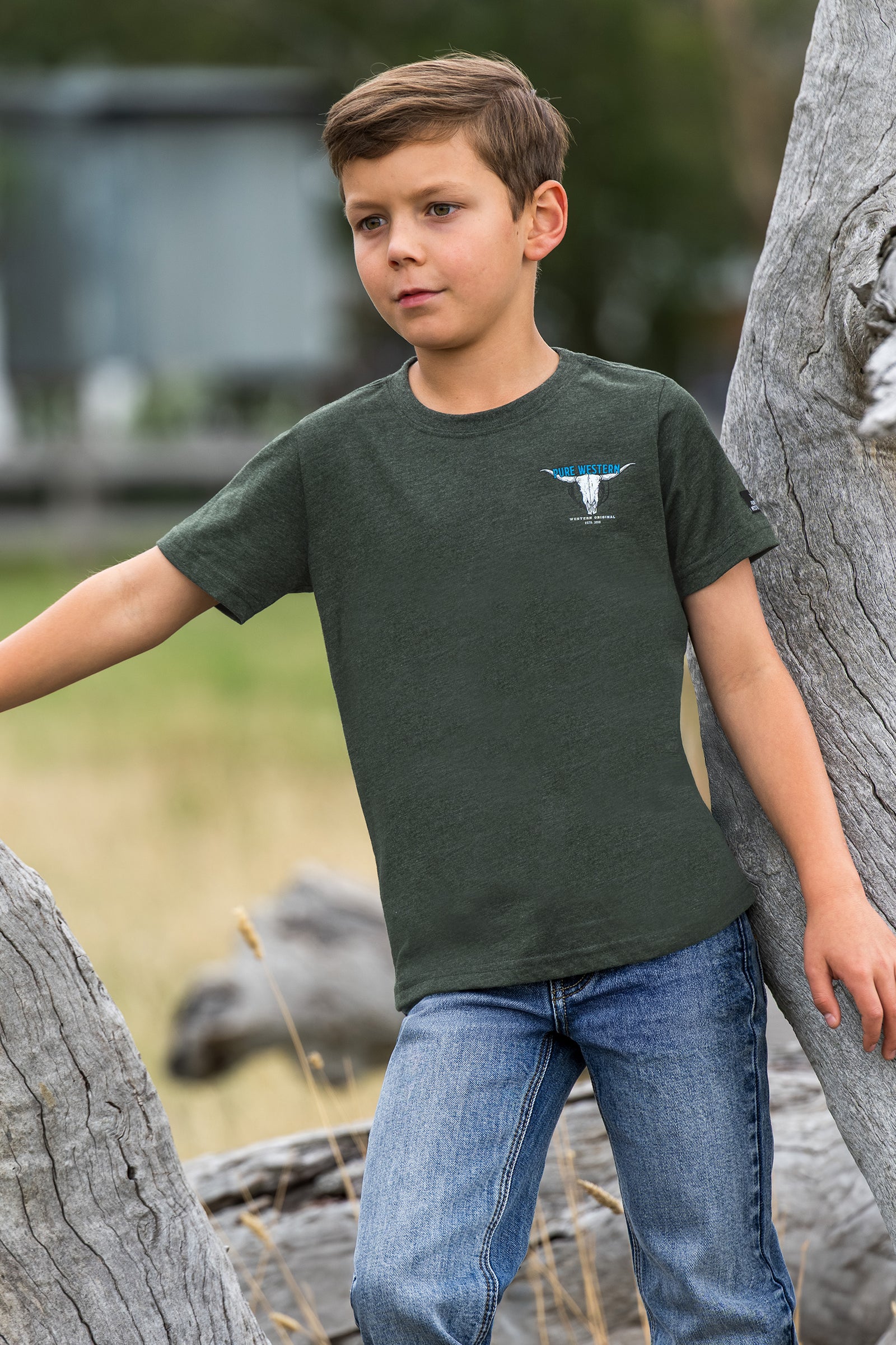 Pure Western Boys Tony SS Tee