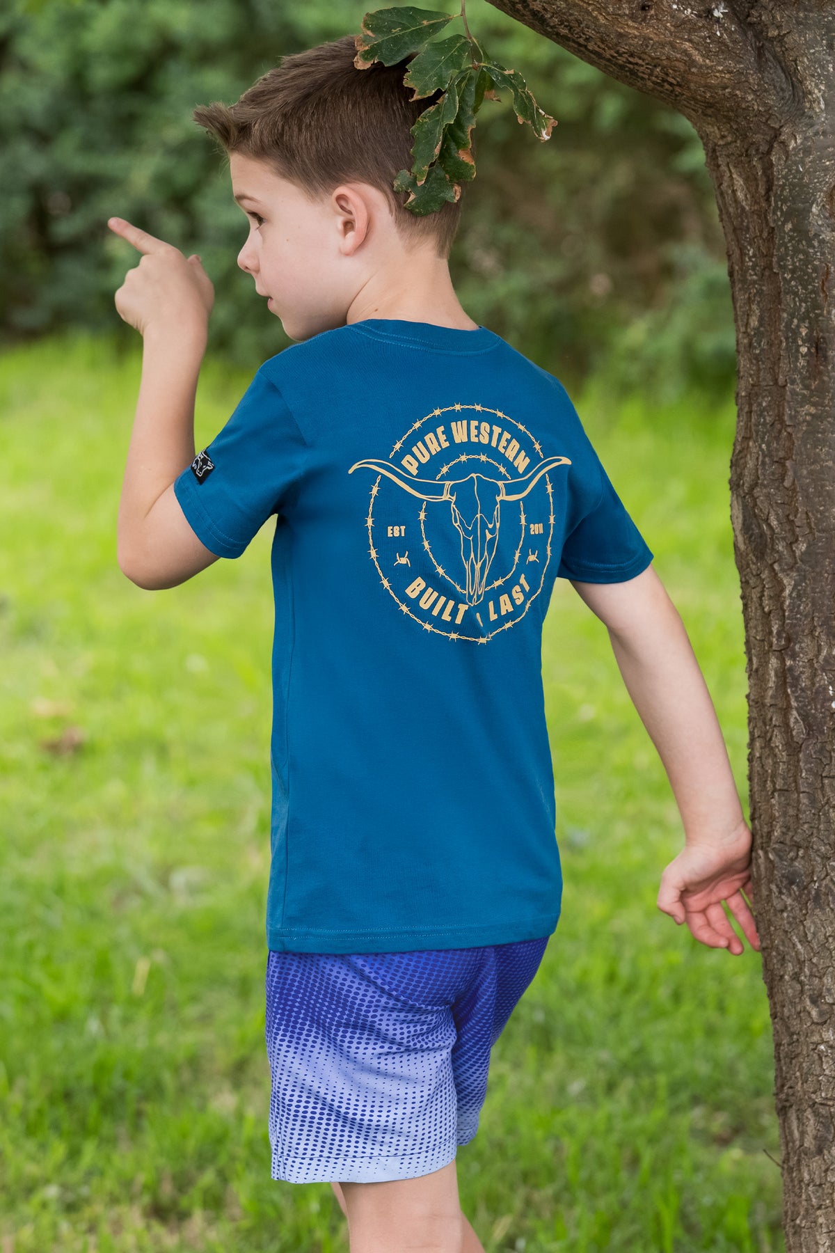 Pure Western Boys Walker SS Tee