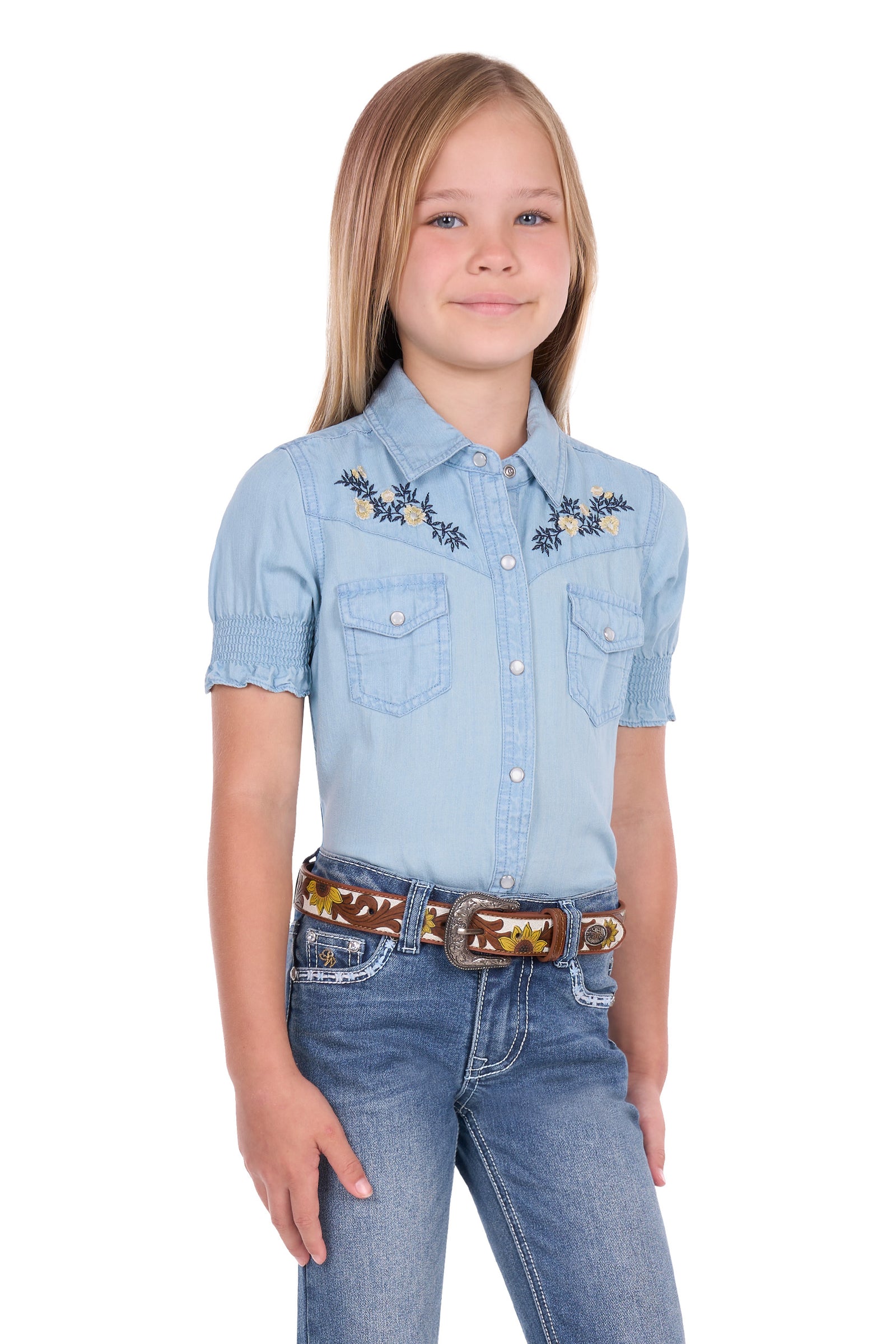 Pure Western Girls Martha SS Shirt