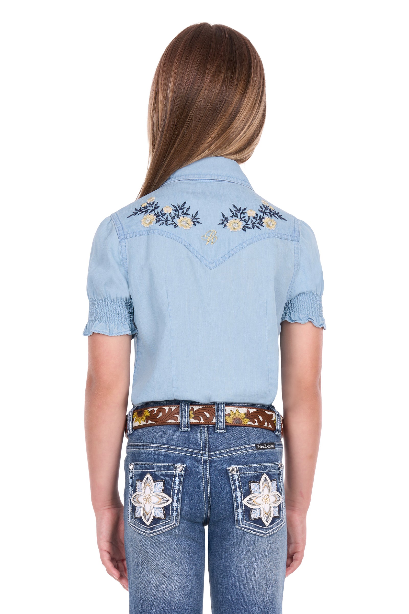 Pure Western Girls Martha SS Shirt