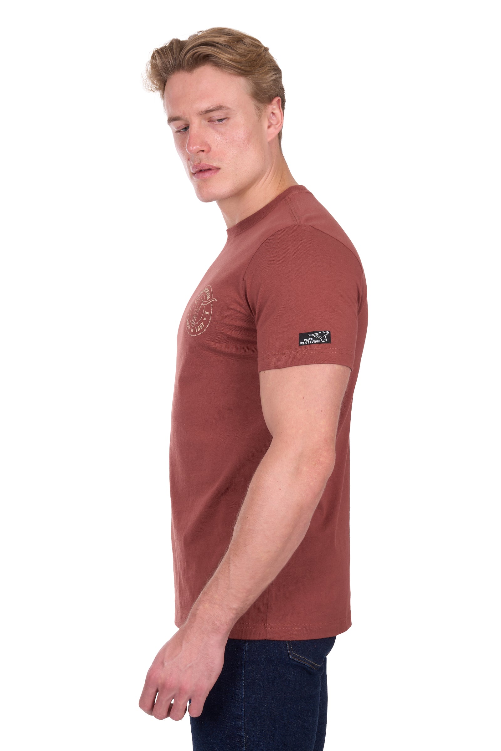 Pure Western Mens Walker SS Tee