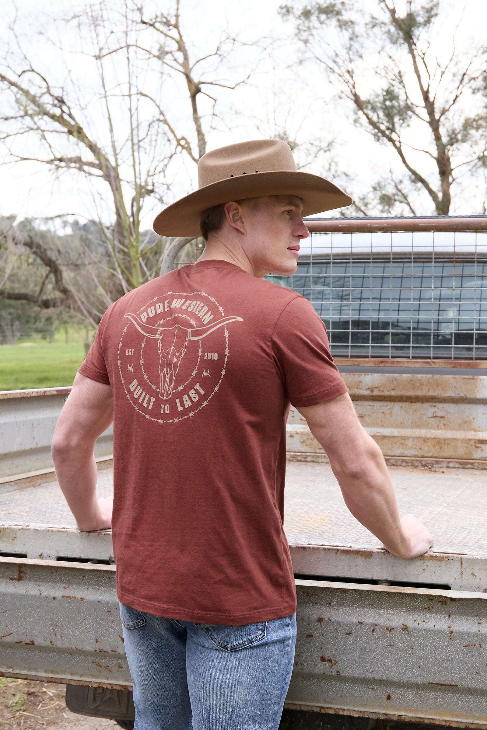 Pure Western Mens Walker SS Tee