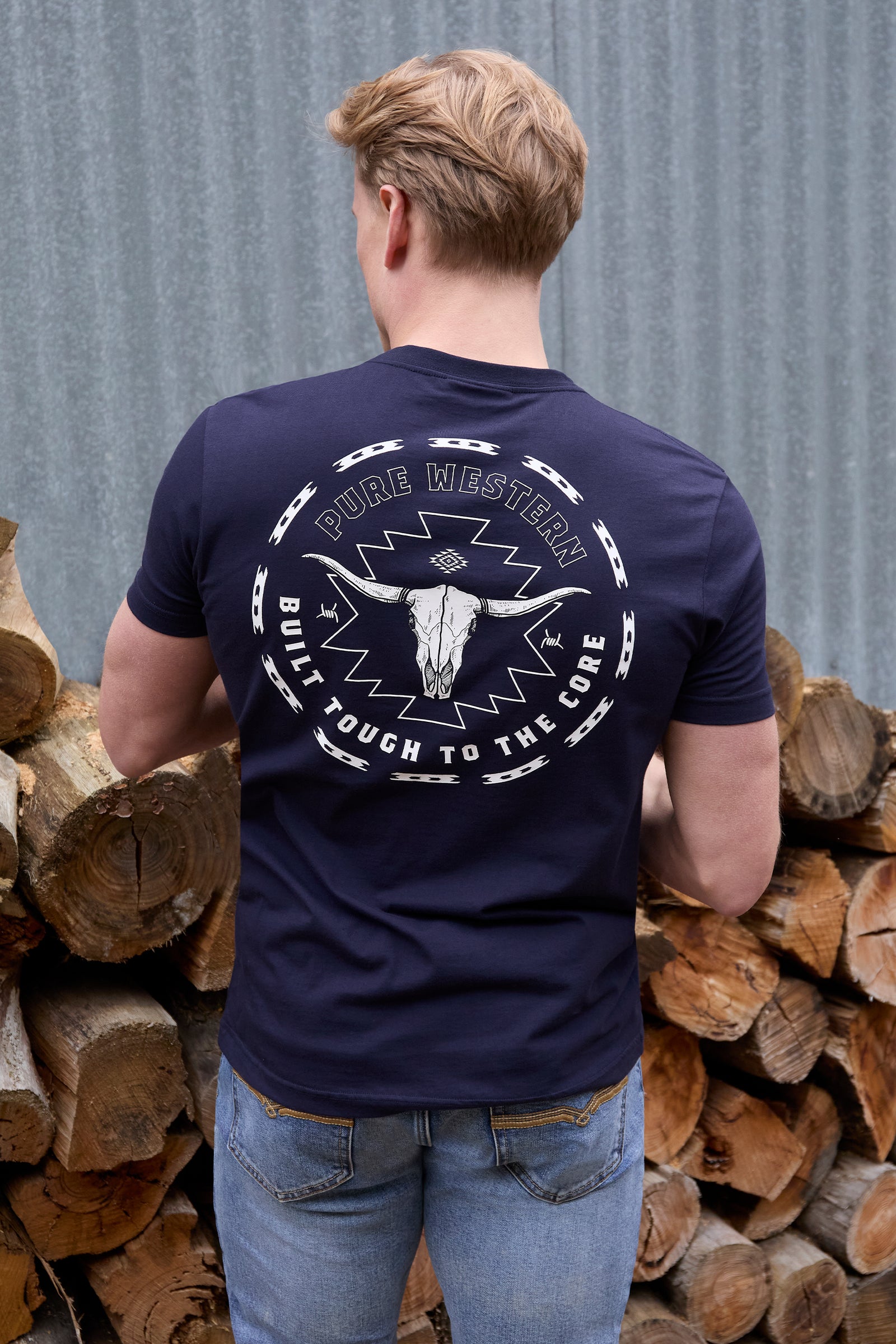 Pure Western Mens Oscar SS Tee