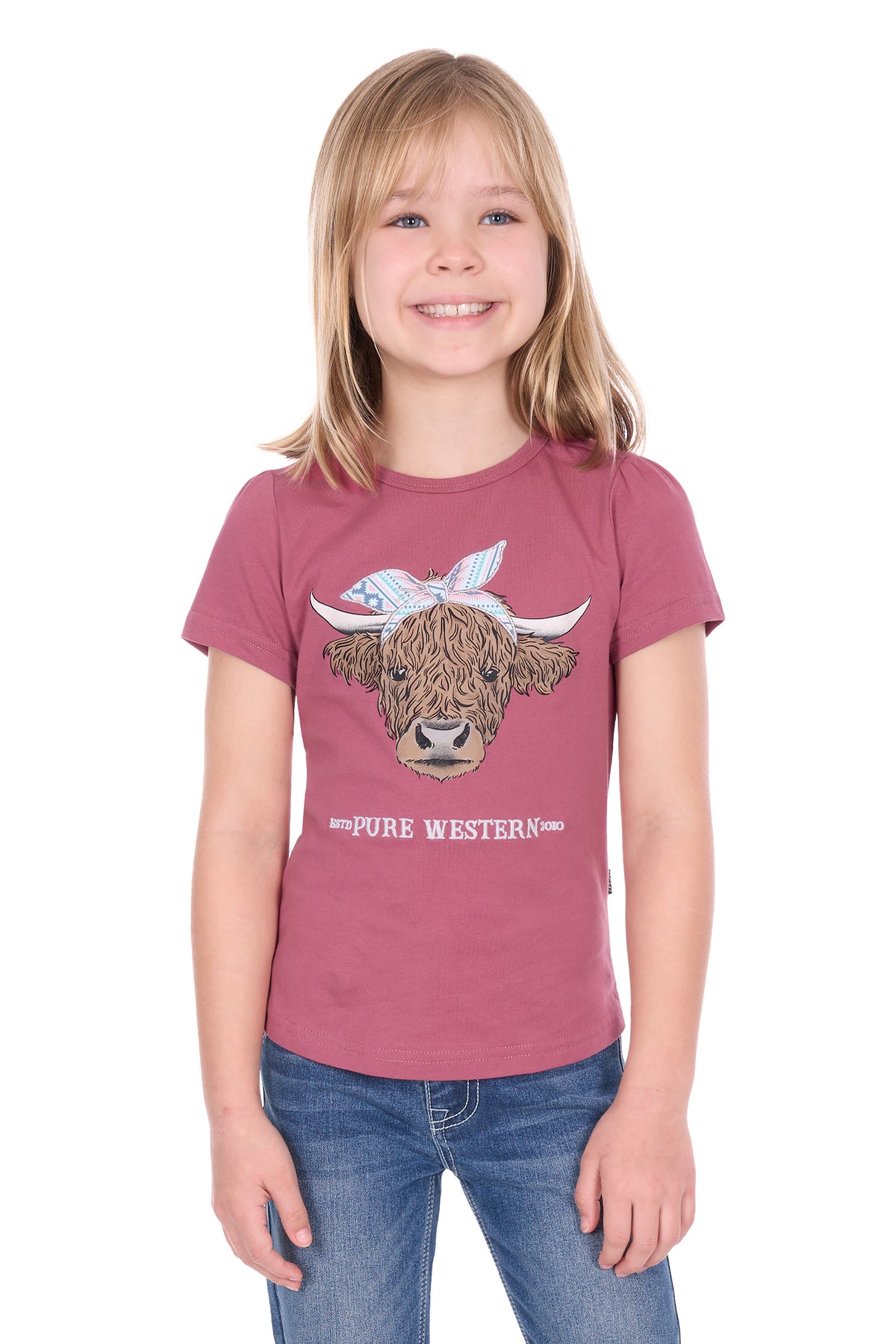 Pure Western Girls Estelle SS Tee