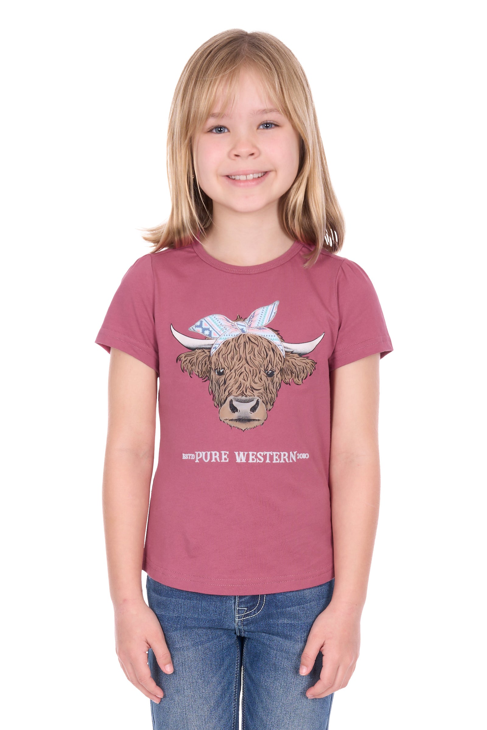 Pure Western Girls Estelle SS Tee
