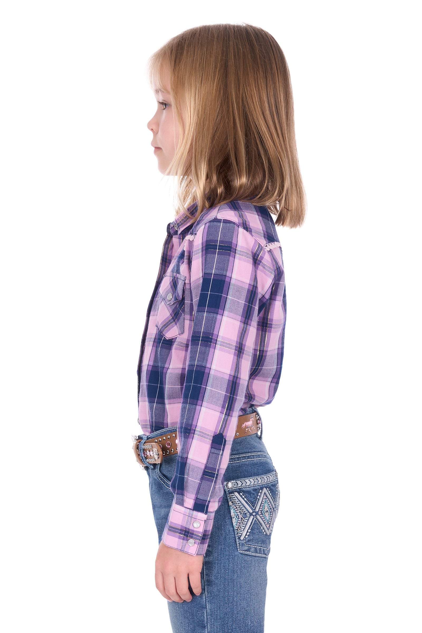 Pure Western Girls Arleen Long Sleeve Shirt