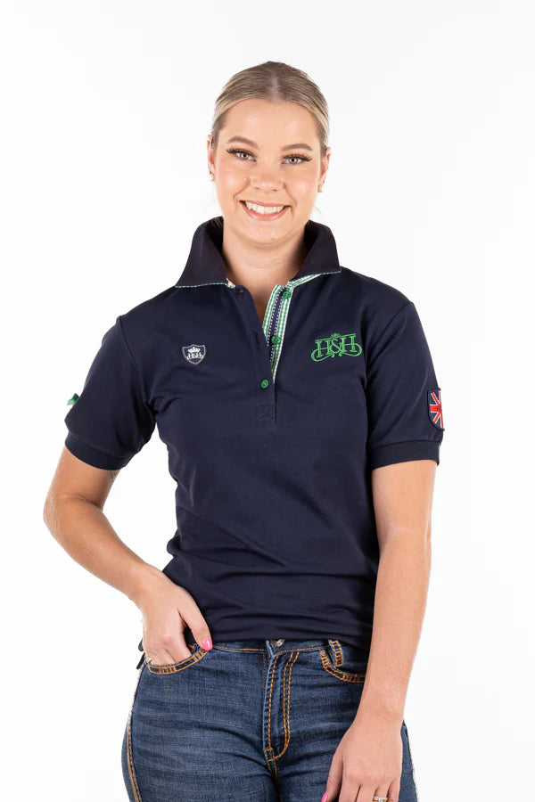 Hitchley and Harrow Fitted Polo - Navy