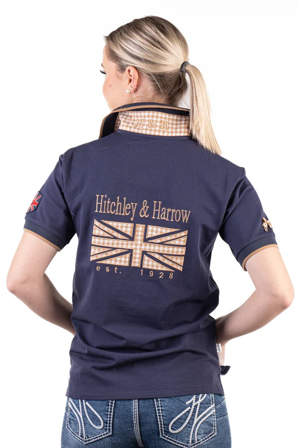 Hitchley and Harrow Loose Fit Polo - Navy