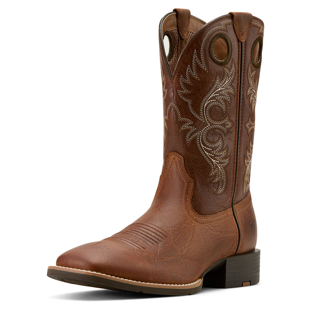 Ariat Mns Sport Rodeo Aged Tan Elephant Print/Luna Tan - Black Friday Sales