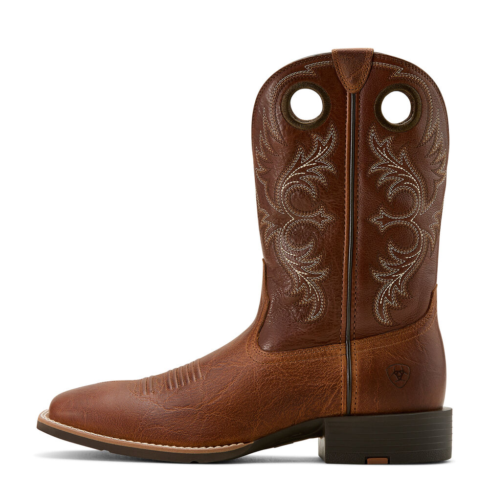 Ariat Mns Sport Rodeo Aged Tan Elephant Print/Luna Tan - Black Friday Sales