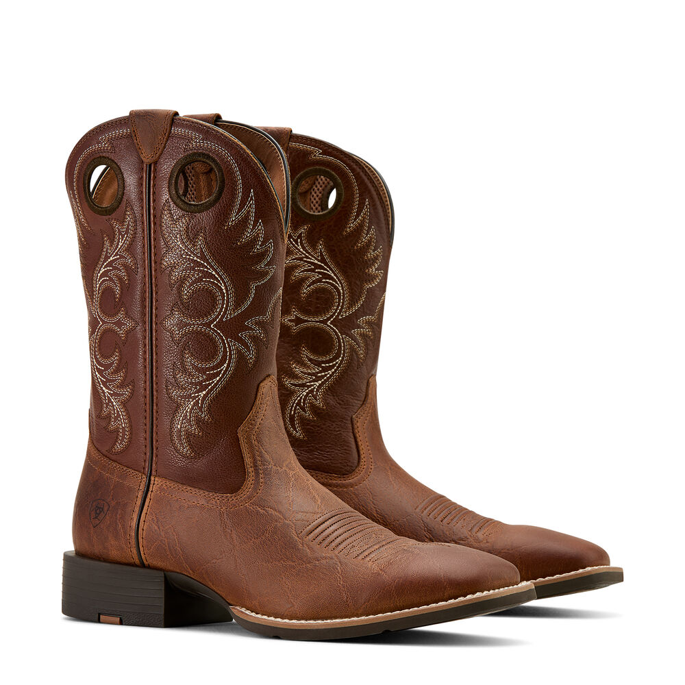 Ariat Mns Sport Rodeo Aged Tan Elephant Print/Luna Tan - Black Friday Sales