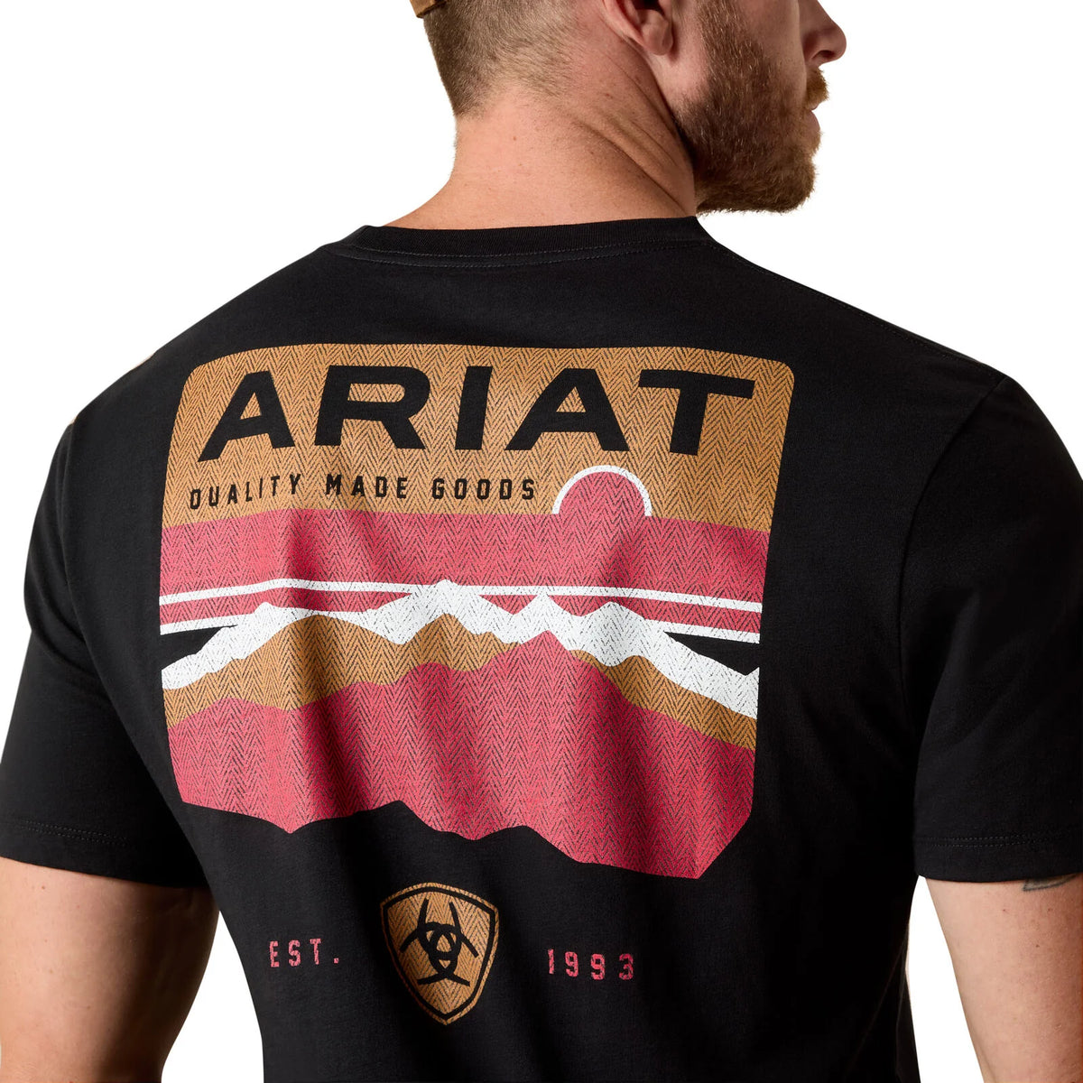 Ariat Mns Highland Sundowner SS Tee Black