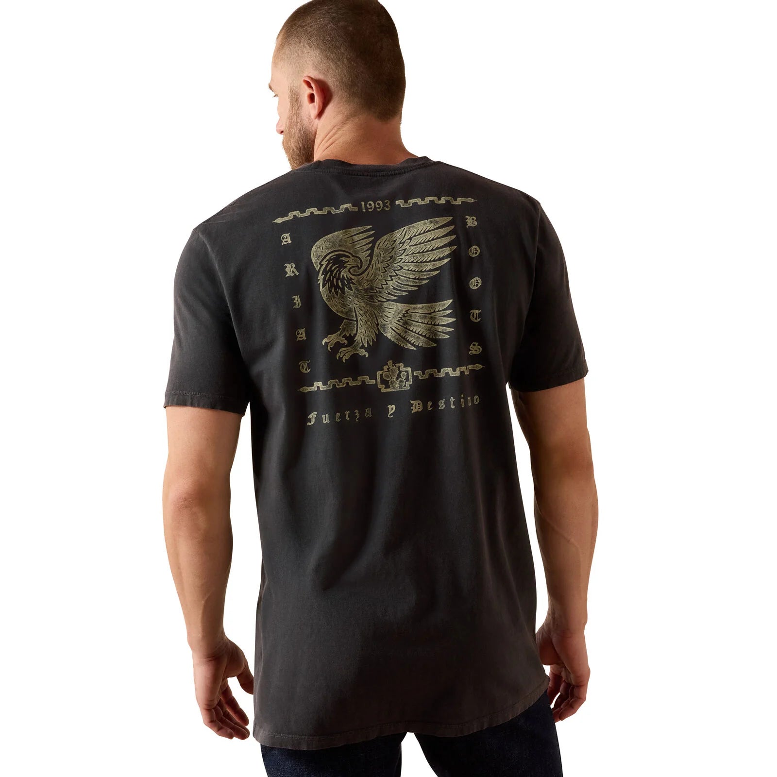 Ariat Mns Fuerza Y Destino SS Tee Vintage Black
