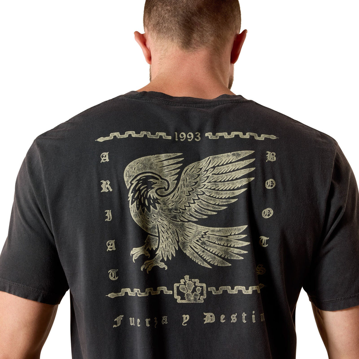 Ariat Mns Fuerza Y Destino SS Tee Vintage Black