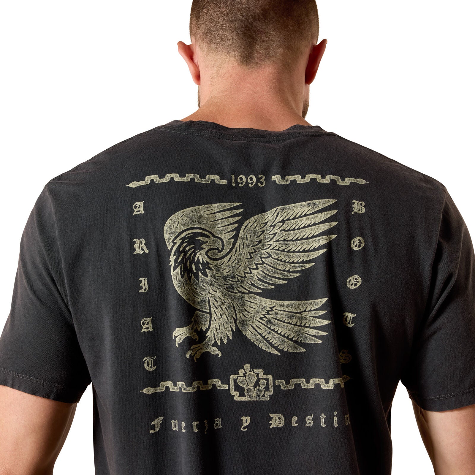 Ariat Mns Fuerza Y Destino SS Tee Vintage Black