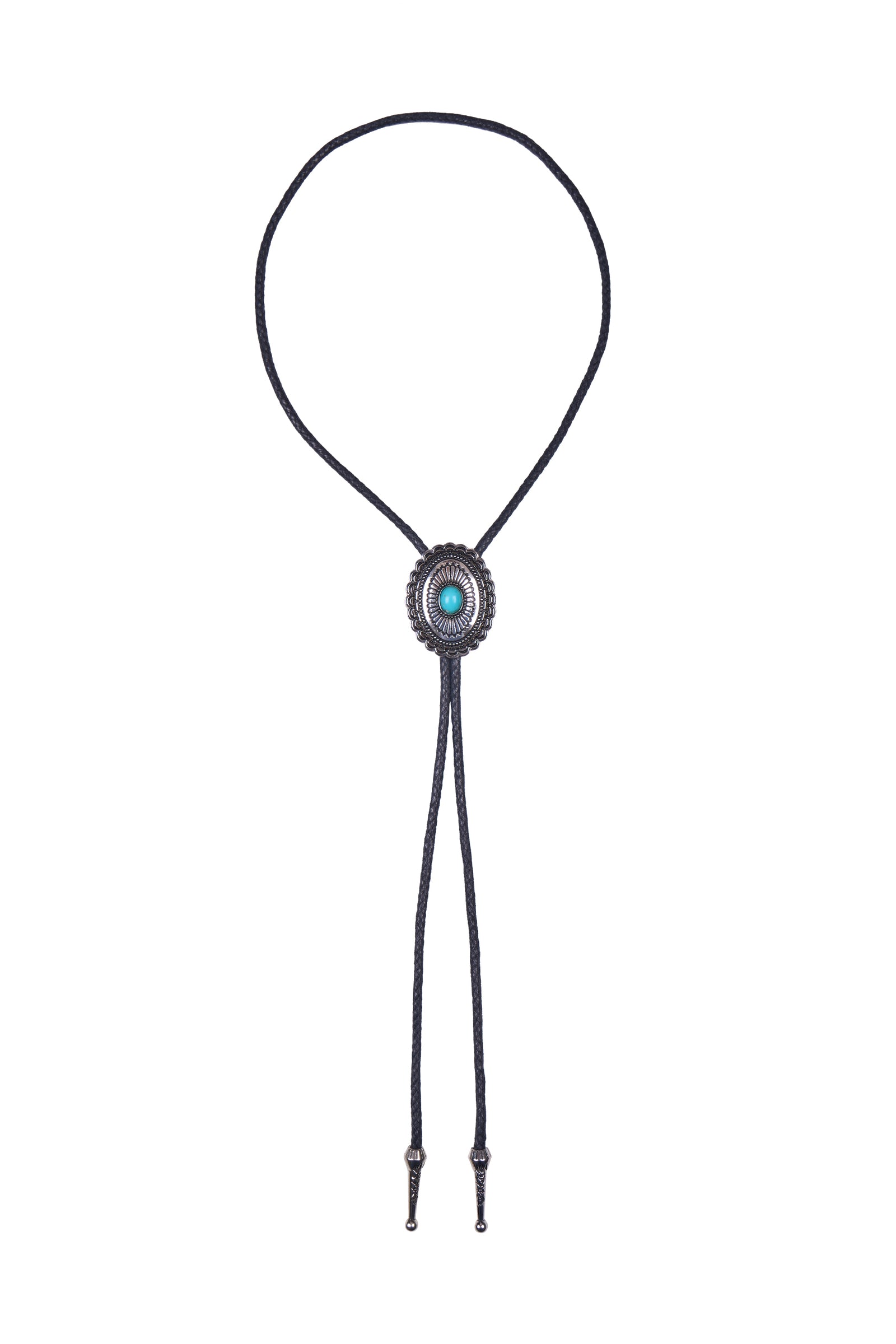 Pure Western Turquoise Stone Bolo Tie