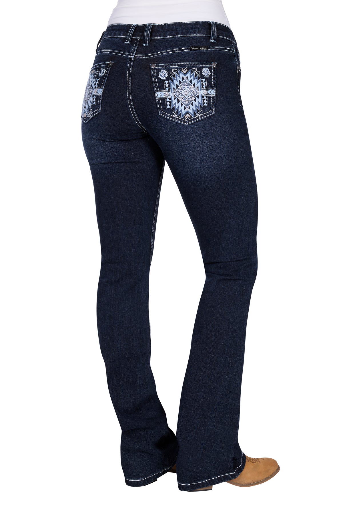 Pure Western Wmns Lyn Relaxed Rider Jean 36 Leg