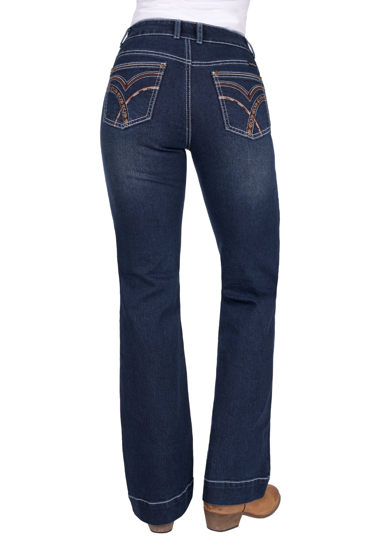 Pure Western Wmns Romy Trouser Jean 32 Leg