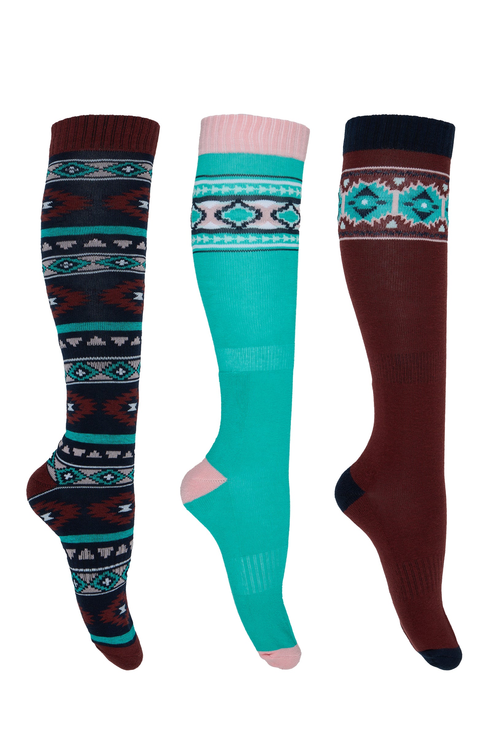 Pure Western Riding Socks - 3 Pack | Country Clothing - Socks | Saddleworld Ipswich