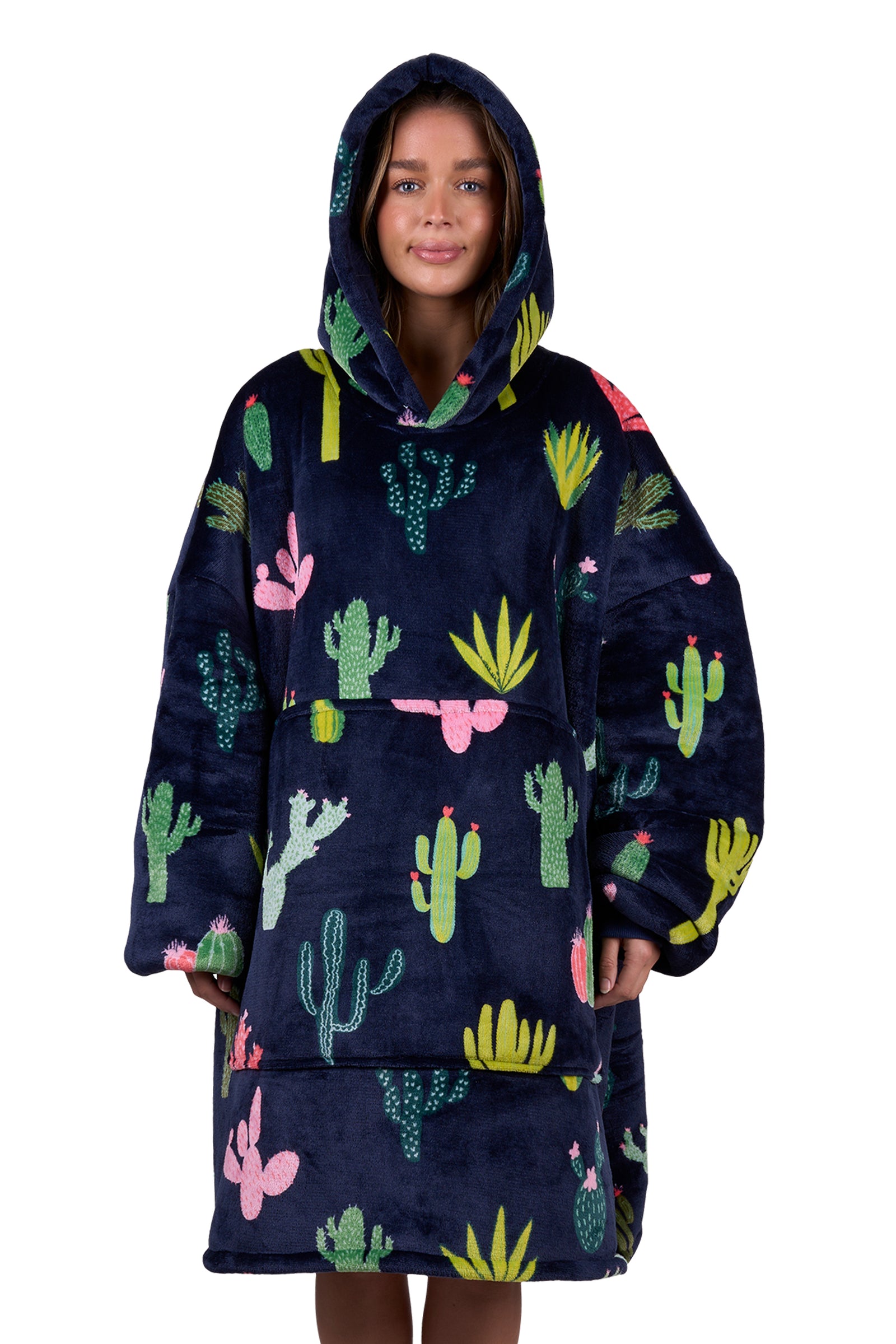 Pure Western Adults Cactus Snuggle Hoodie