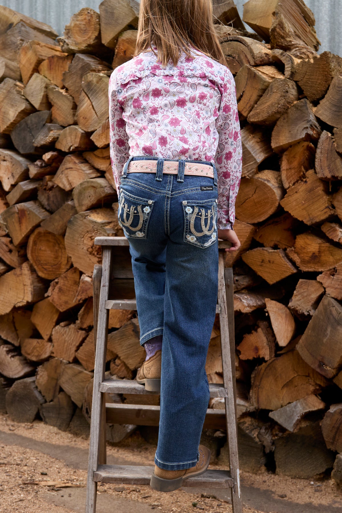 Pure Western Girls Louisa Straight Leg Jean