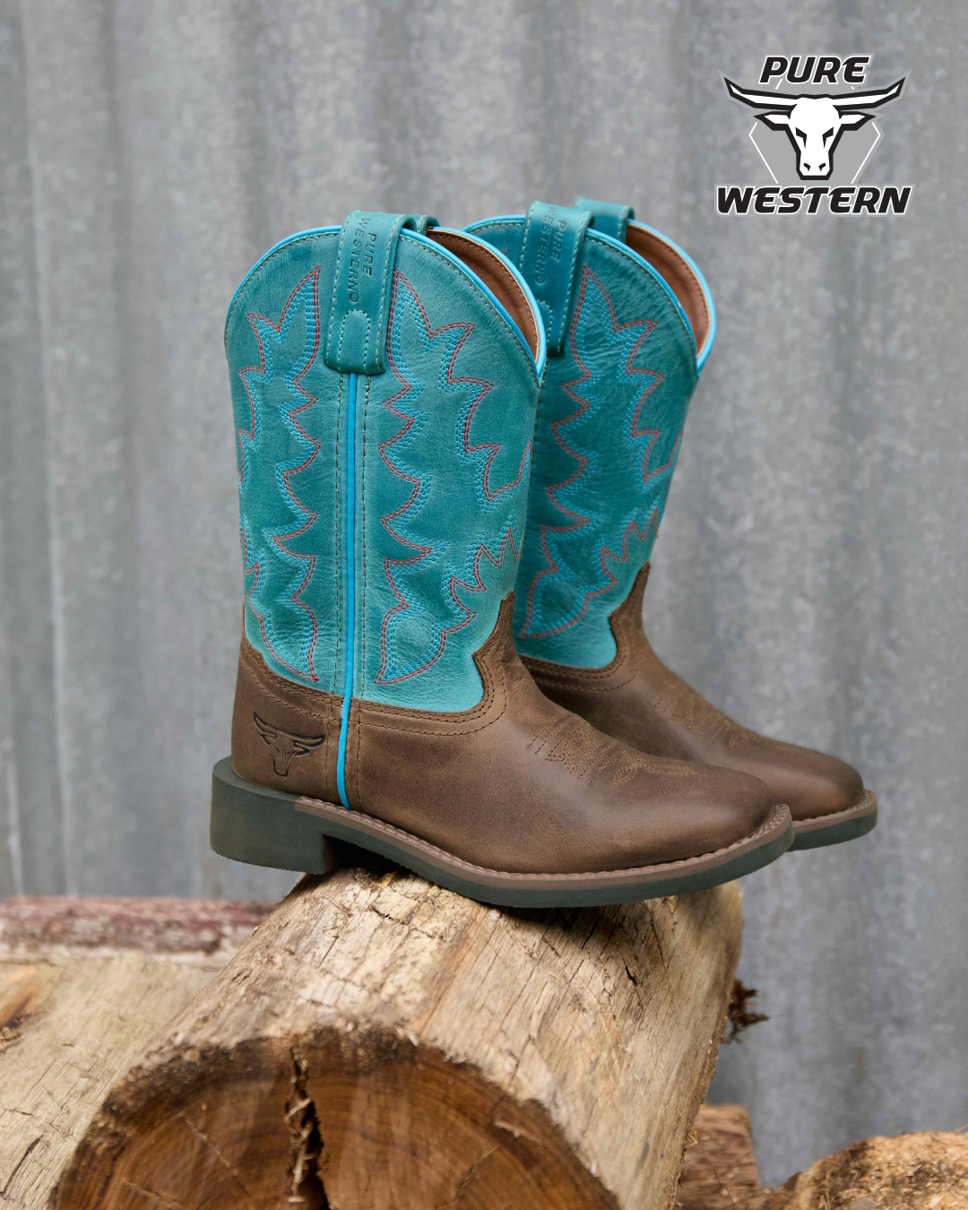 Pure Western Childrens Andi Boot