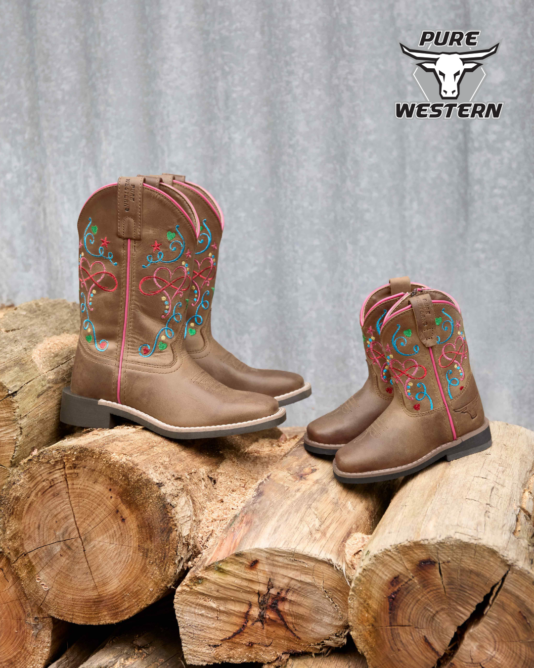 Pure Western Toddlers Jules Boot