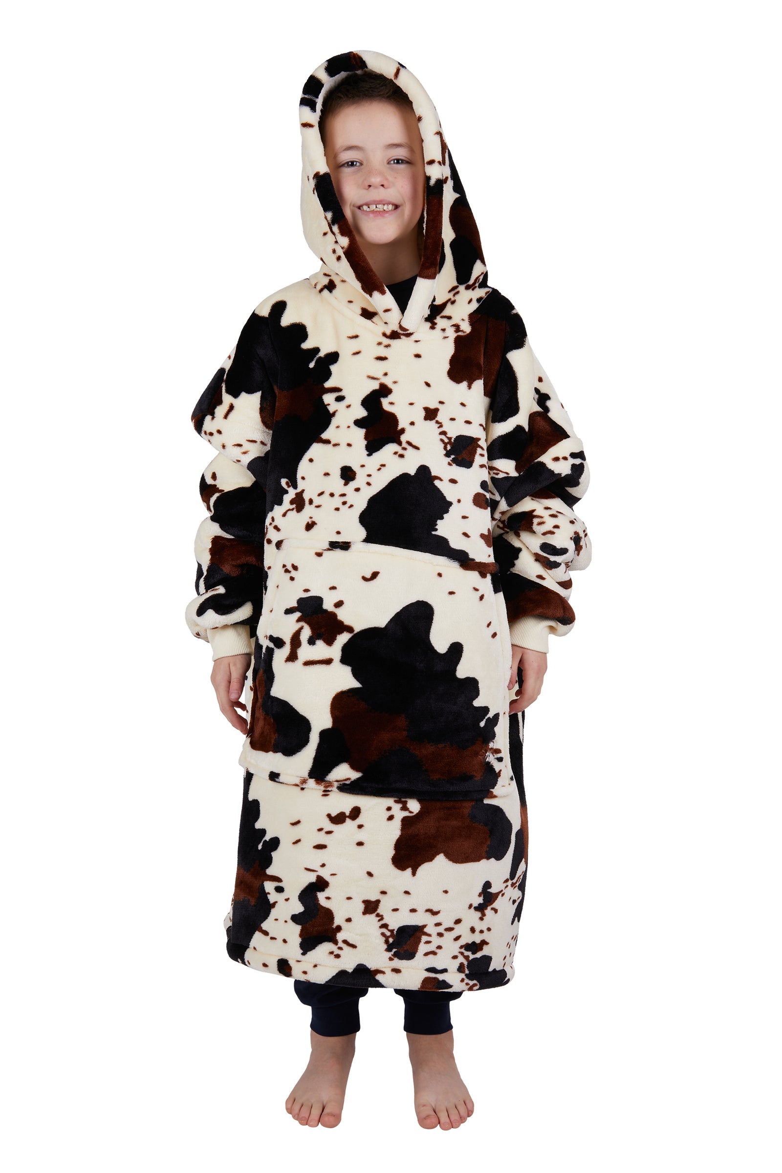 Pure Western Kids Cow Snuggle Hoodie