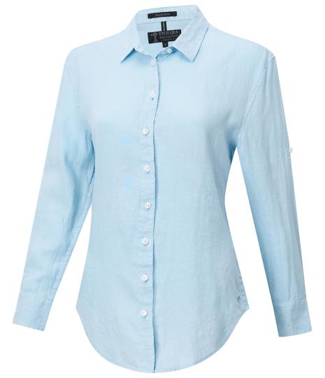 Pilbara Florence Classic Linen Shirt | Country Clothing - Ladies Shirt | Saddleworld Ipswich