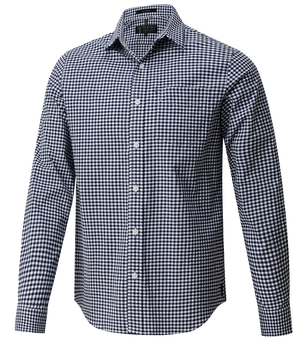 Pilbara Mens LS Gingham Shirt | Country Clothing - Mens Shirt | Saddleworld Ipswich