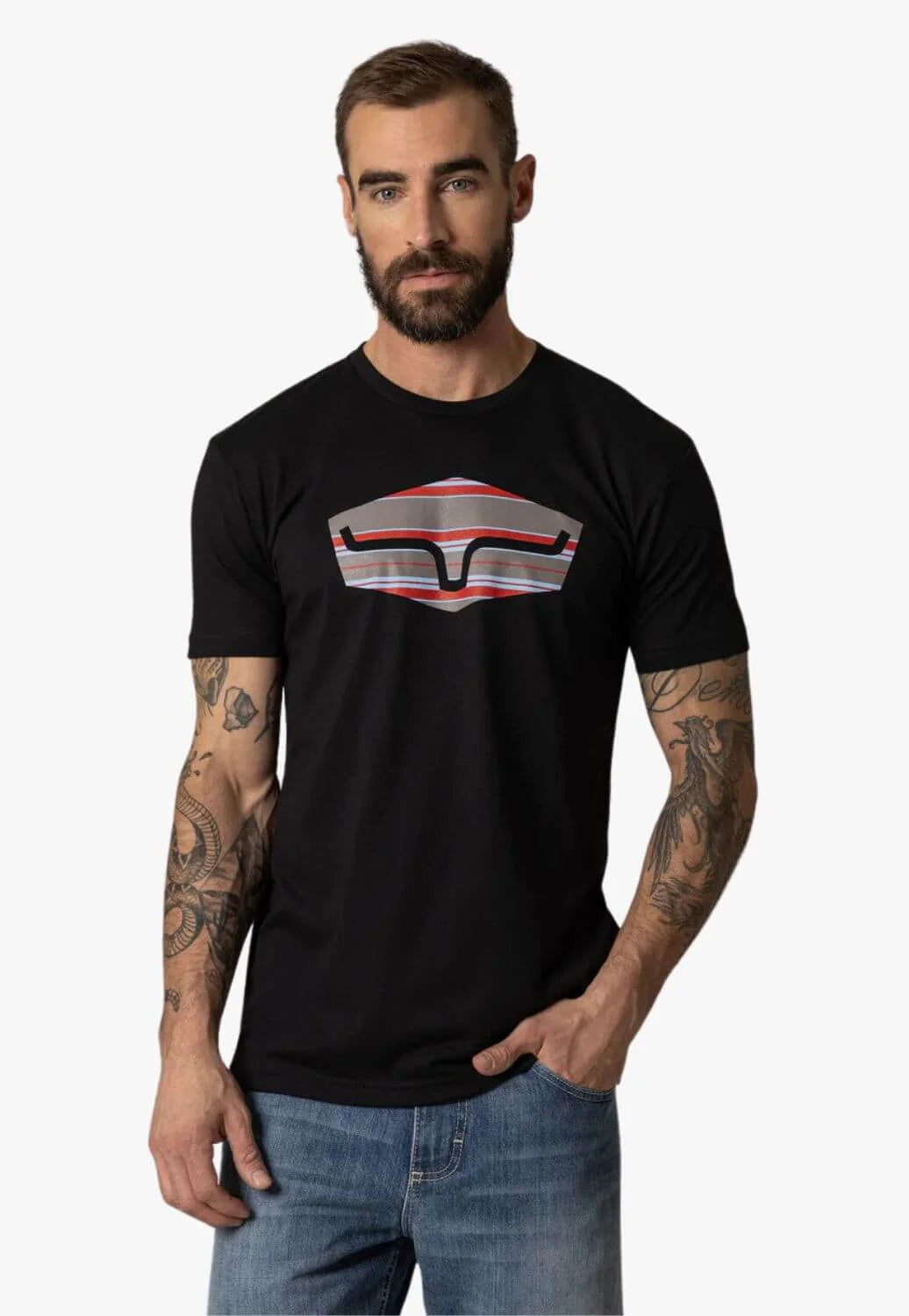 Kimes Ranch Mens Box Seats T Shirt - Black