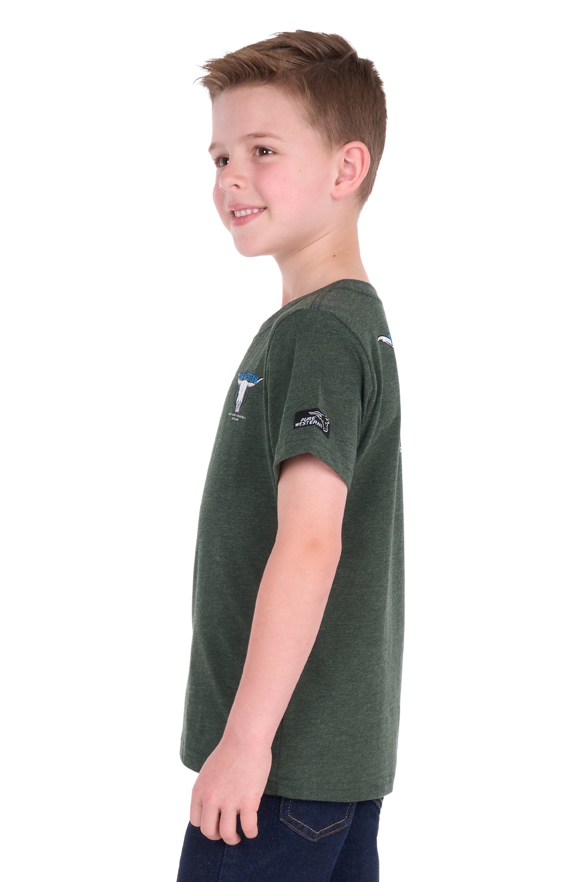 Pure Western Boys Tony SS Tee | Country CLothing - Childrens Clothing | Saddleworld Ipswich