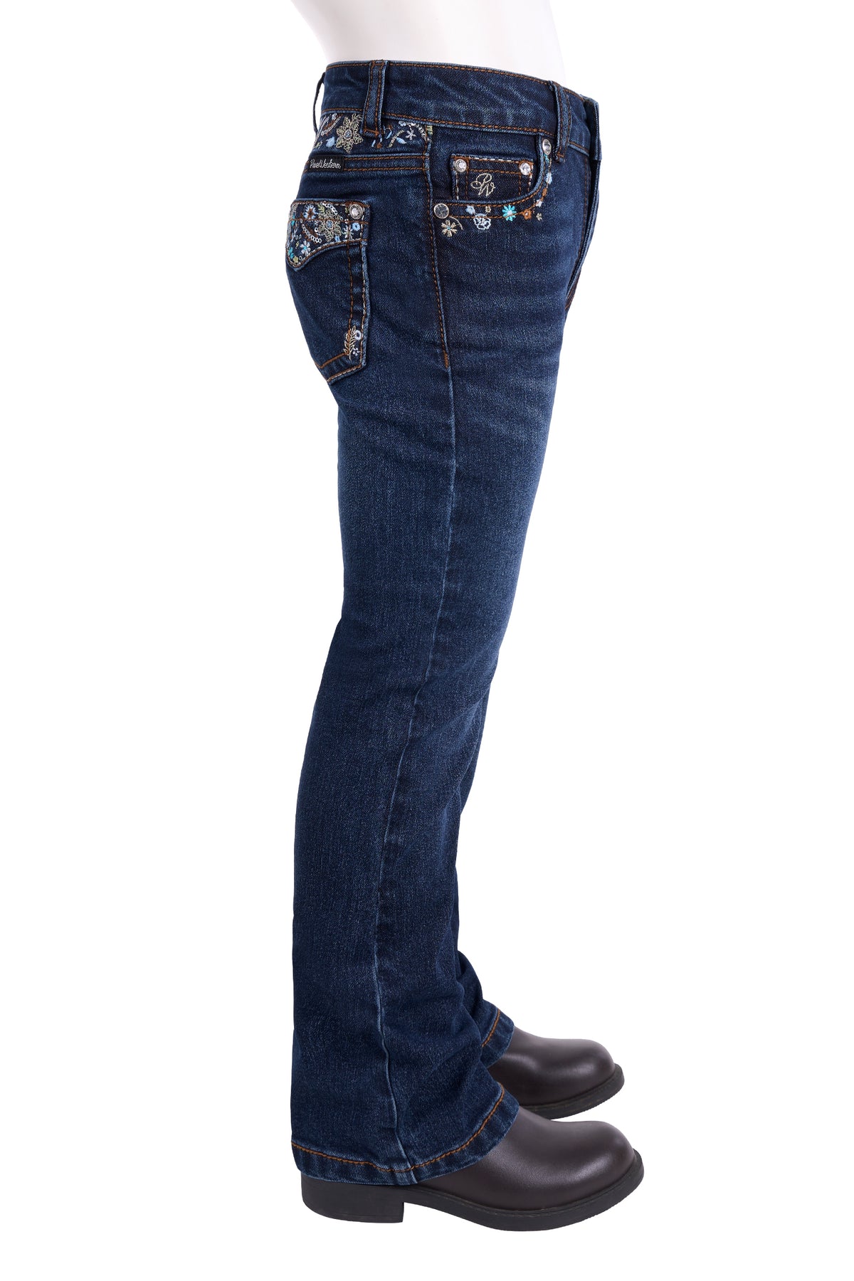 Pure Western Girls Blossom Boot Cut Jean | Country Clothing - Childrens Clothing | Saddleworld Ipswich