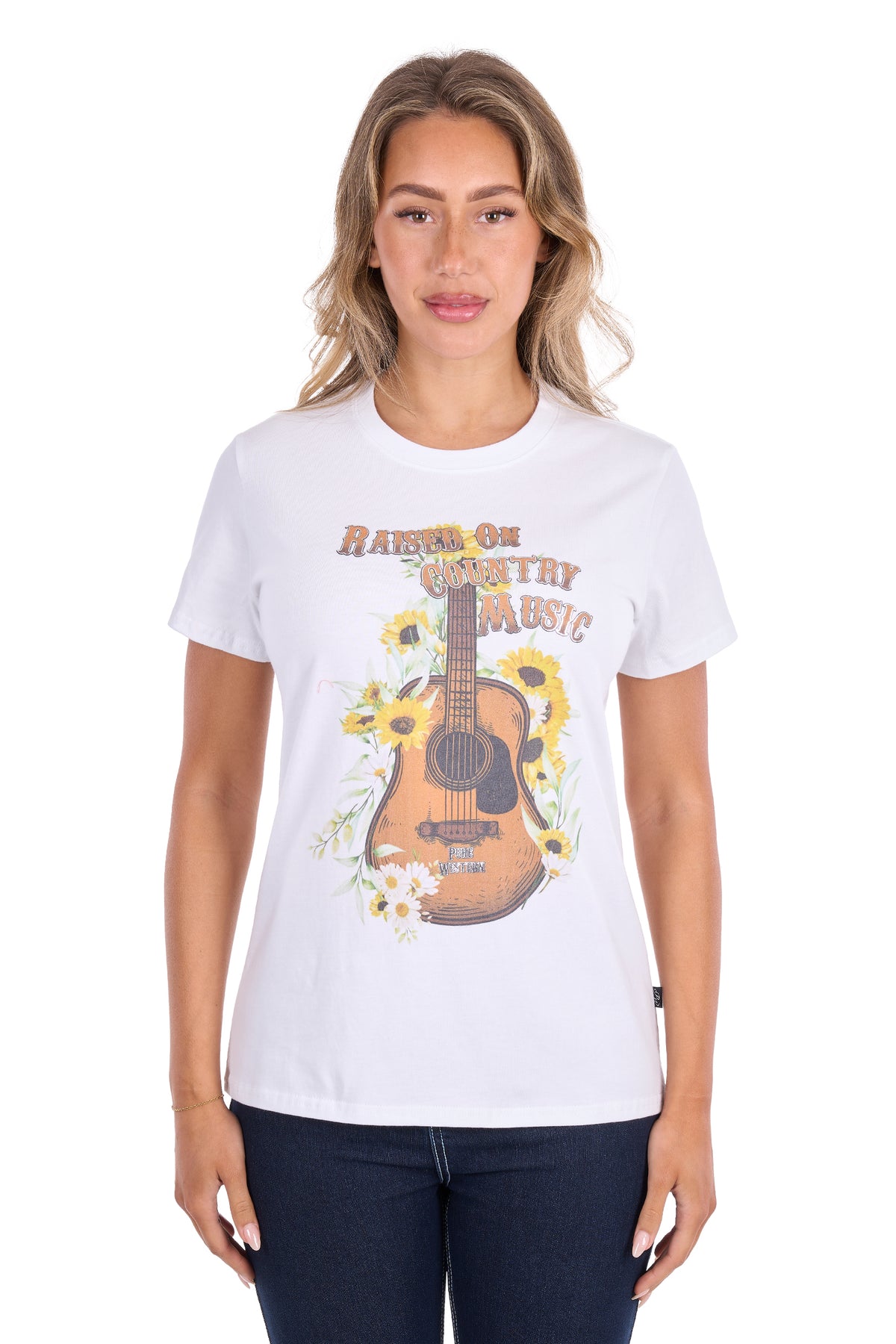Pure Western Wmns Amber SS Tee | Country Clothing - Ladies T Shirt | Saddleworld Ipswich