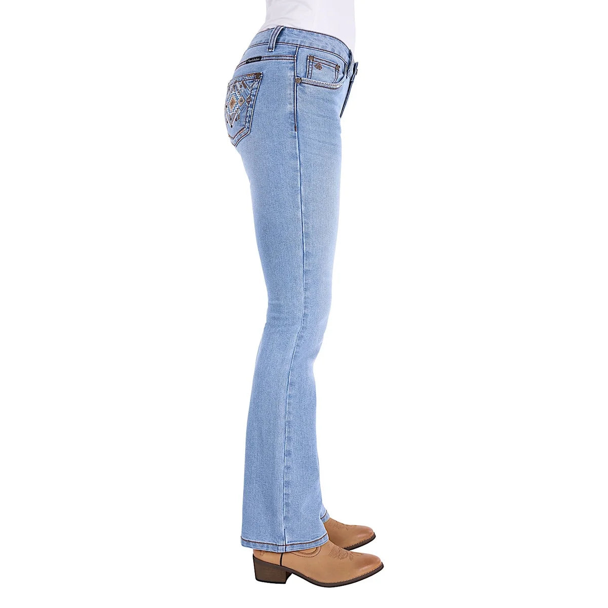 Pure Western Wmns Juniper Boot Cut Jean 32 Leg