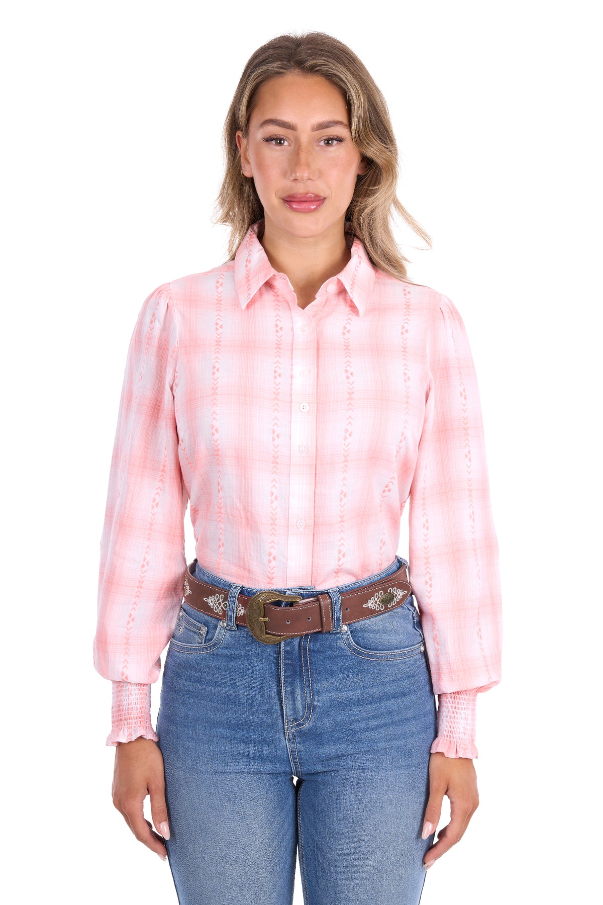 Pure Western Wmns Kelli LS Shirt | Country Clothing - Ladies Shirt | Saddleworld Ipswich