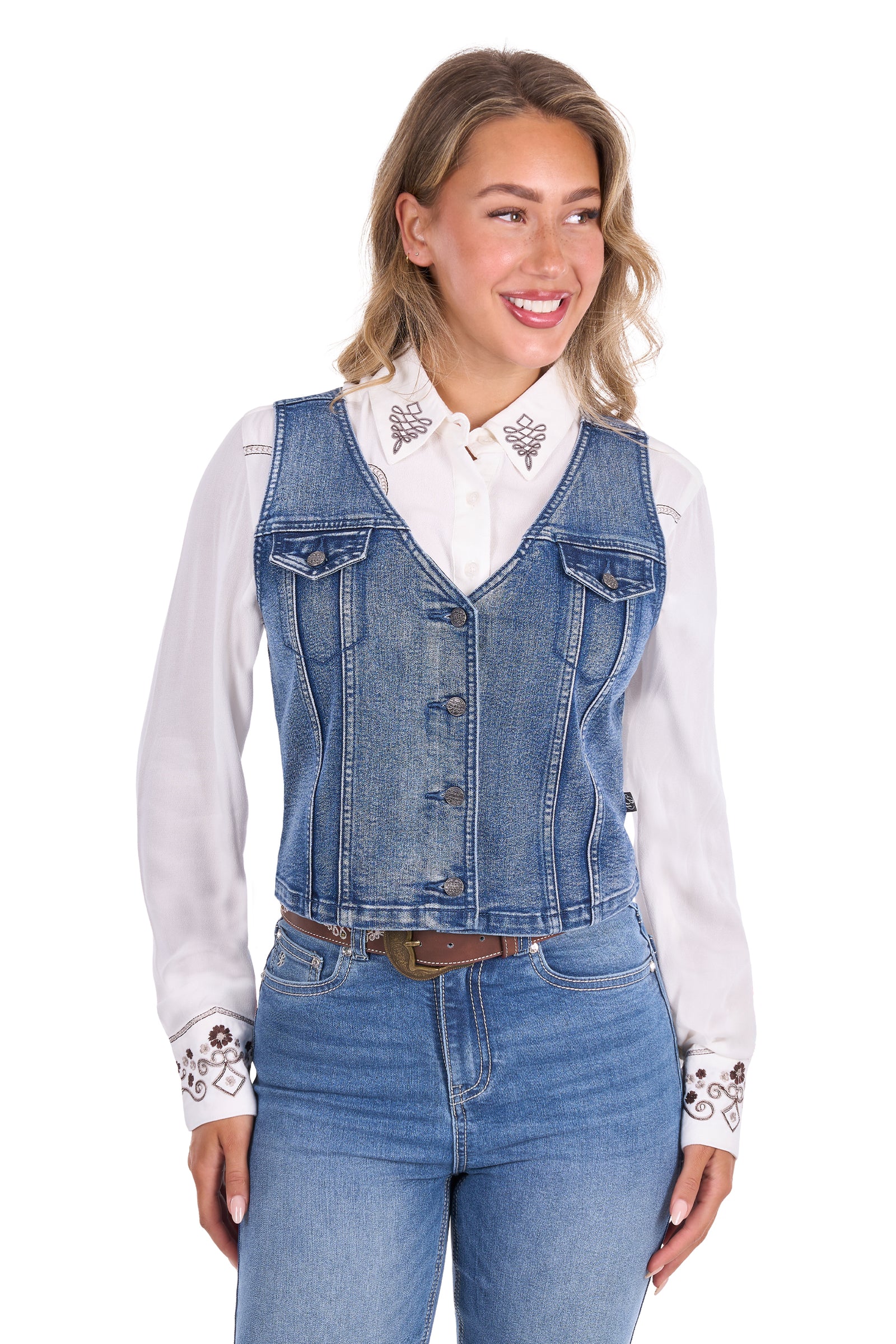 Pure Western Wmns Natasha Vest