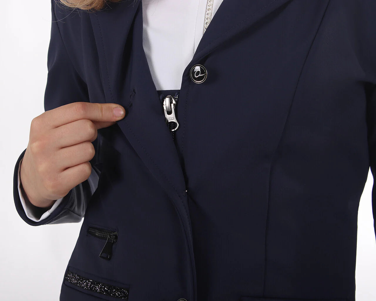 QHP Competition Jacket Juilet Junior Blue
