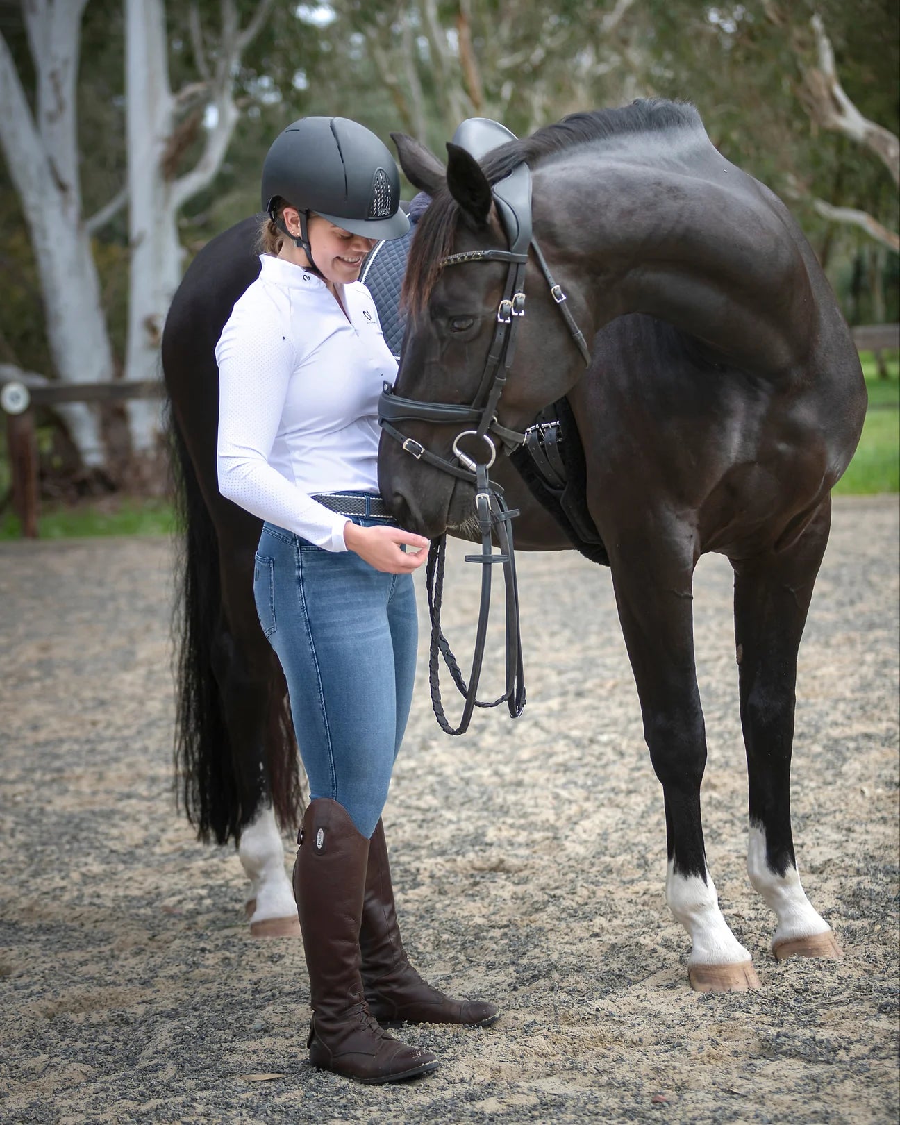 QJ Riding Wear Emily Denim Breech