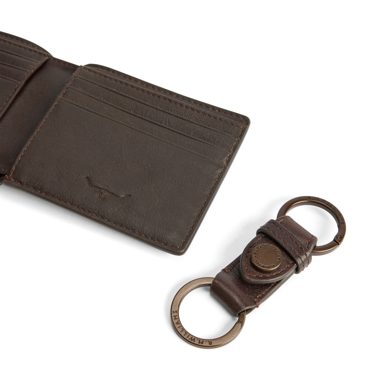 RM Williams Wallet and Keyring Gift Set