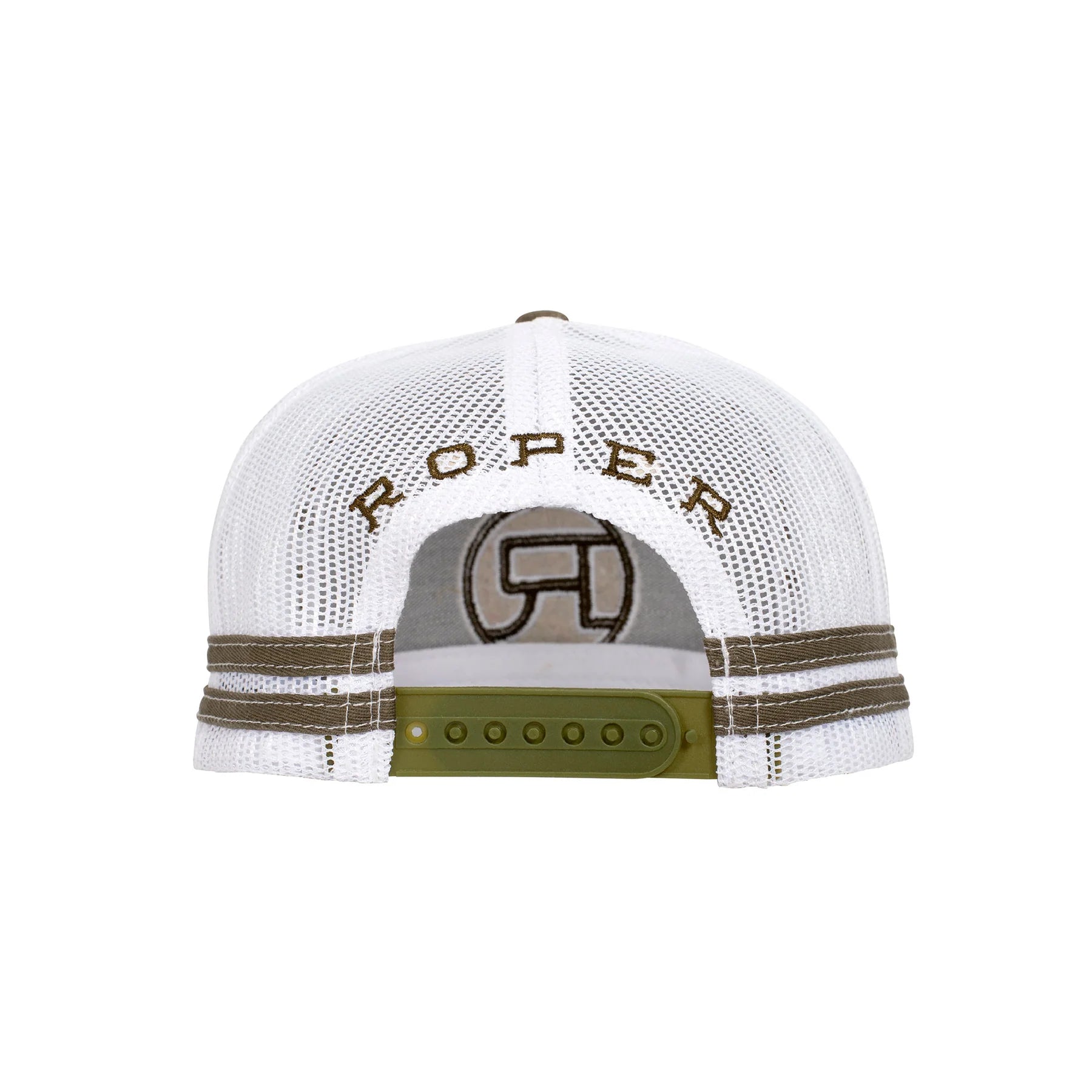 Roper Trucker Cap Logo Khaki