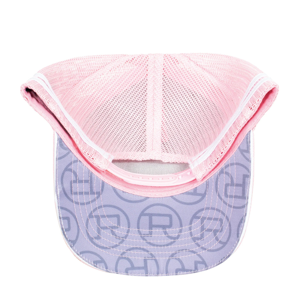 Roper Trucker Cap Mini Plaid Pink/Light Pink