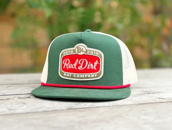 Red Dirt Hat Co - Gitty Up Green and Khaki Cap