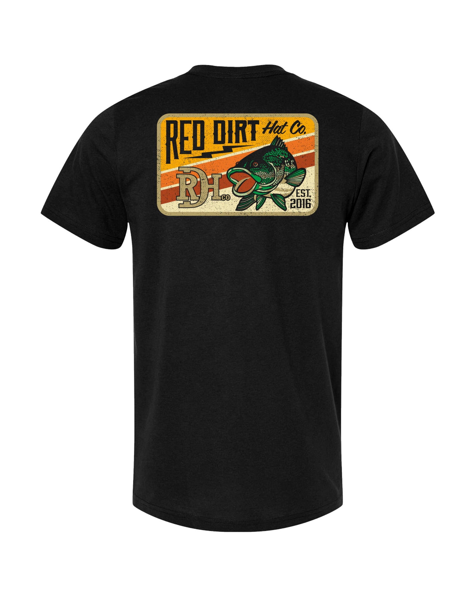 Red Dirt Hat Co - T Shirt - Bass Lightning