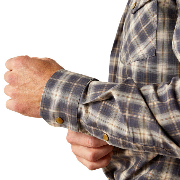 Ariat Mns Relentless Pursuit LS Snap Shirt Odyssey Grey