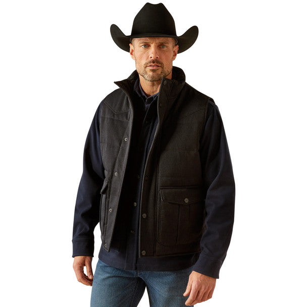 Ariat Mns Relentless Weatherford Insulated Vest Charcoal Heather - Winter Black Friday Sale