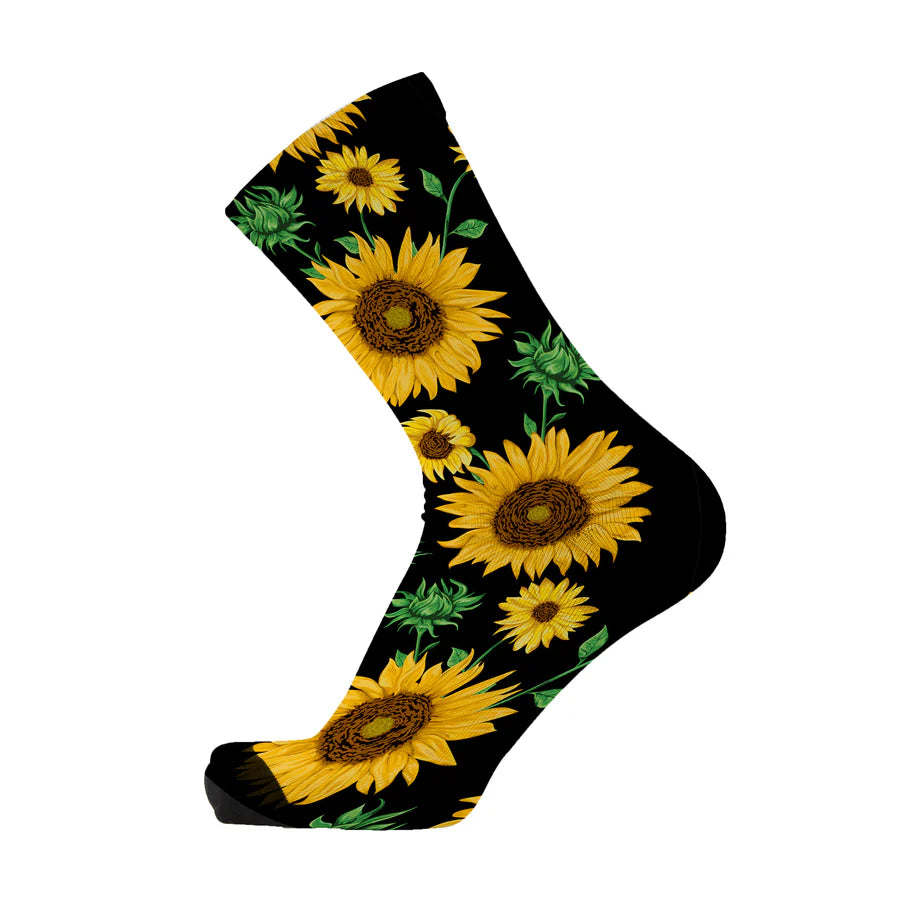 Red Fox Sox Sunflower Bloom