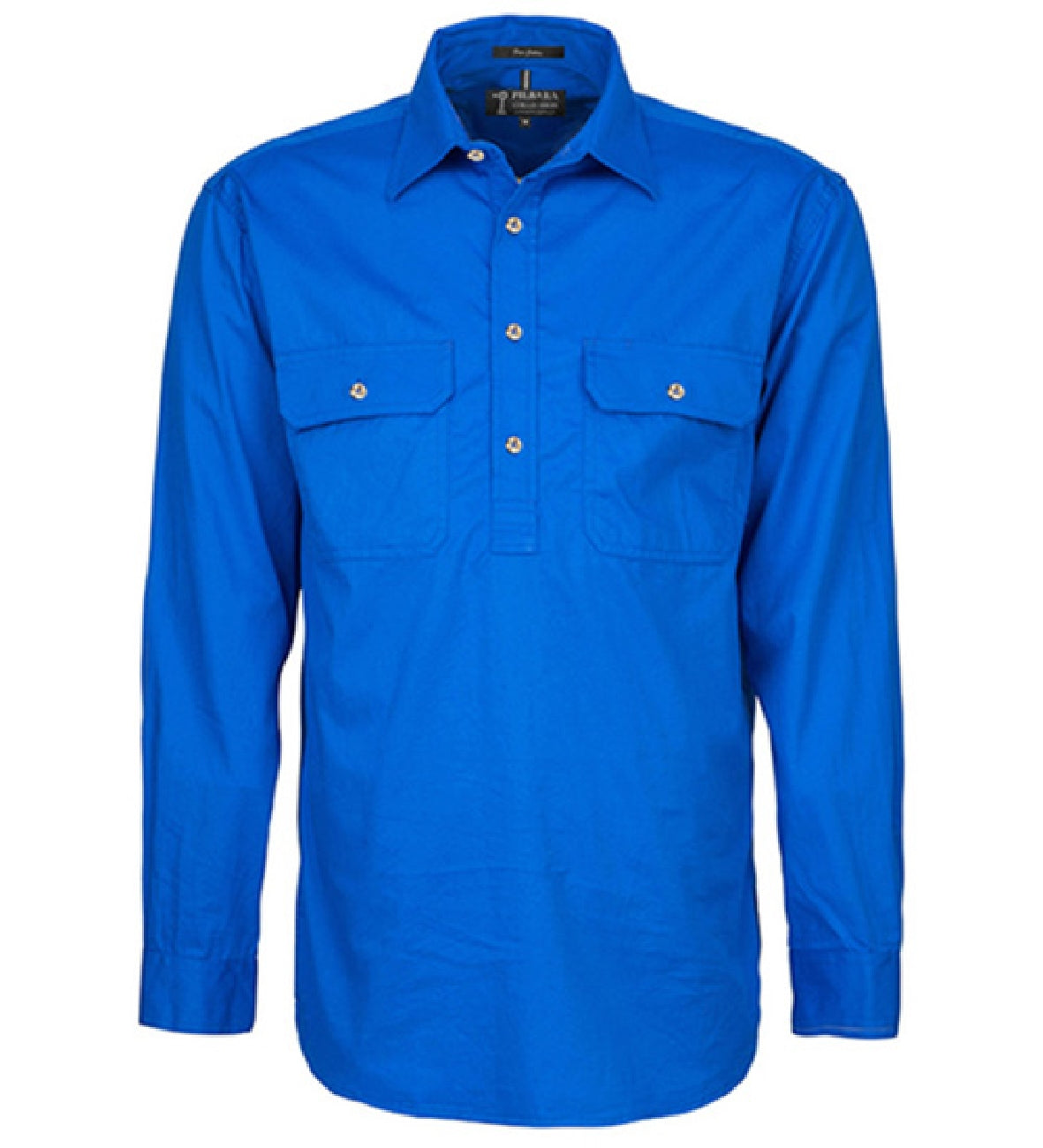 Pilbara Mens Closed Front LS Shirt