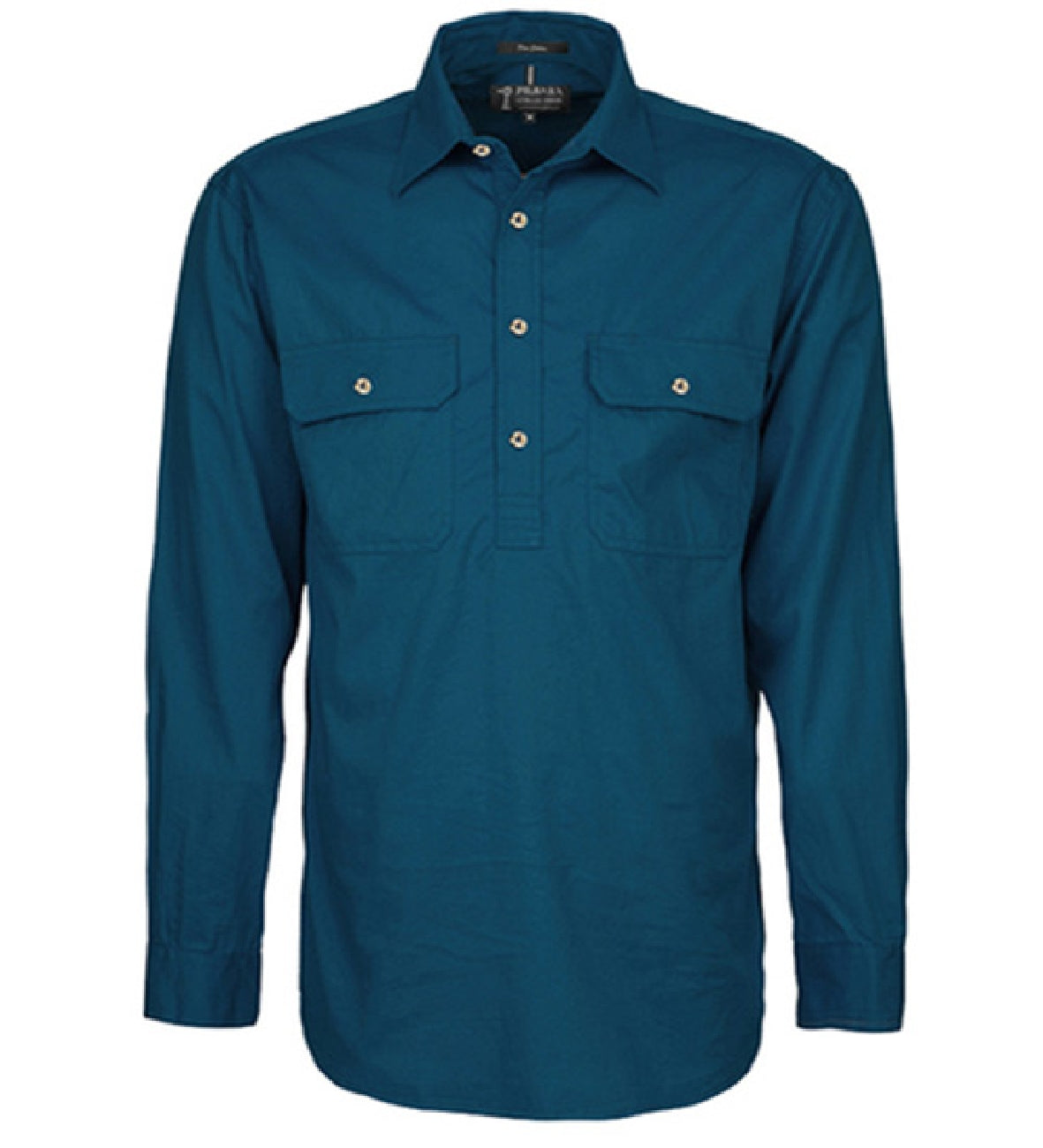 Pilbara Mens Closed Front LS Shirt