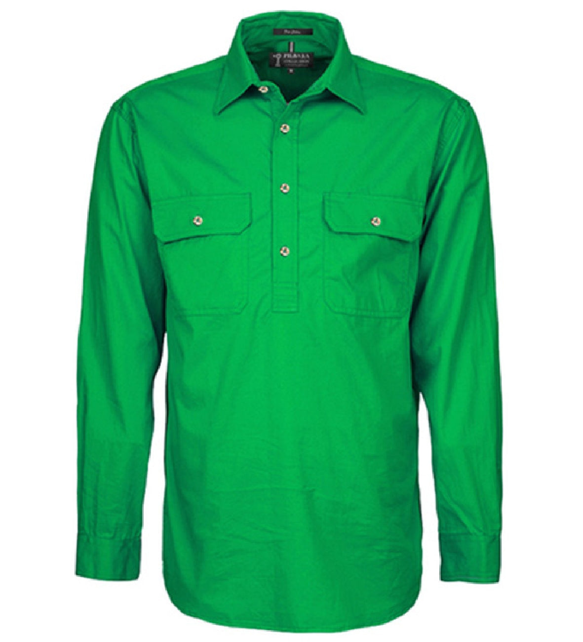Pilbara Mens Closed Front LS Shirt